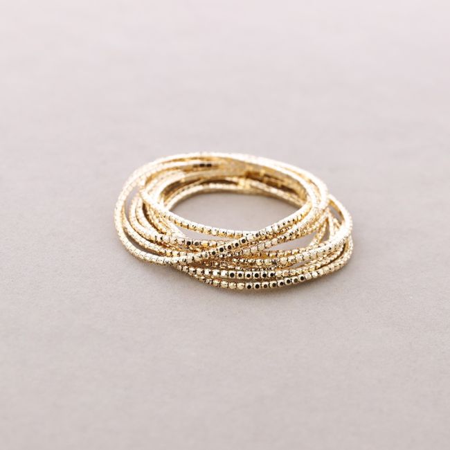 ELASTIC BRACELET SET 10 CRYSTAL STRIPS