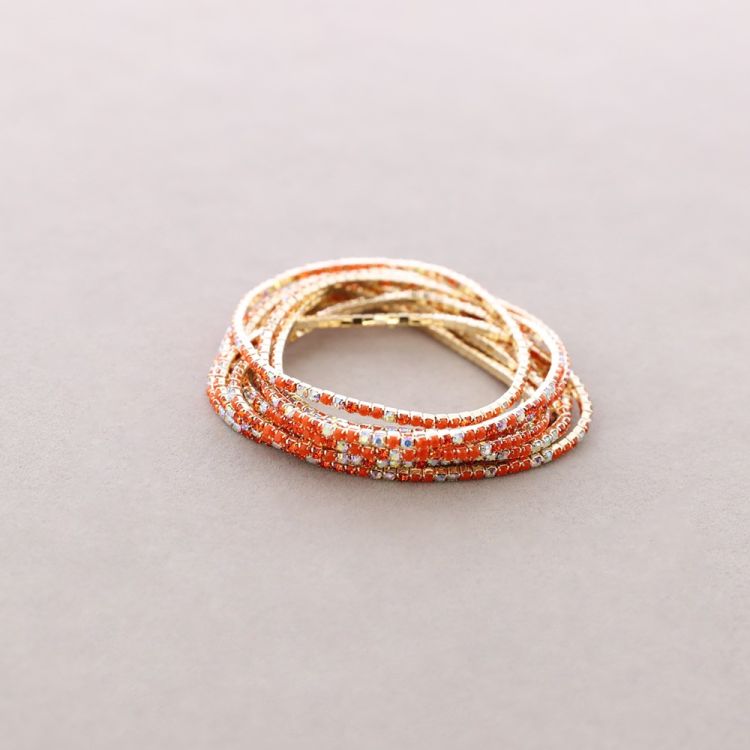ELASTIC BRACELET SET 10 CRYSTAL STRIPS 2