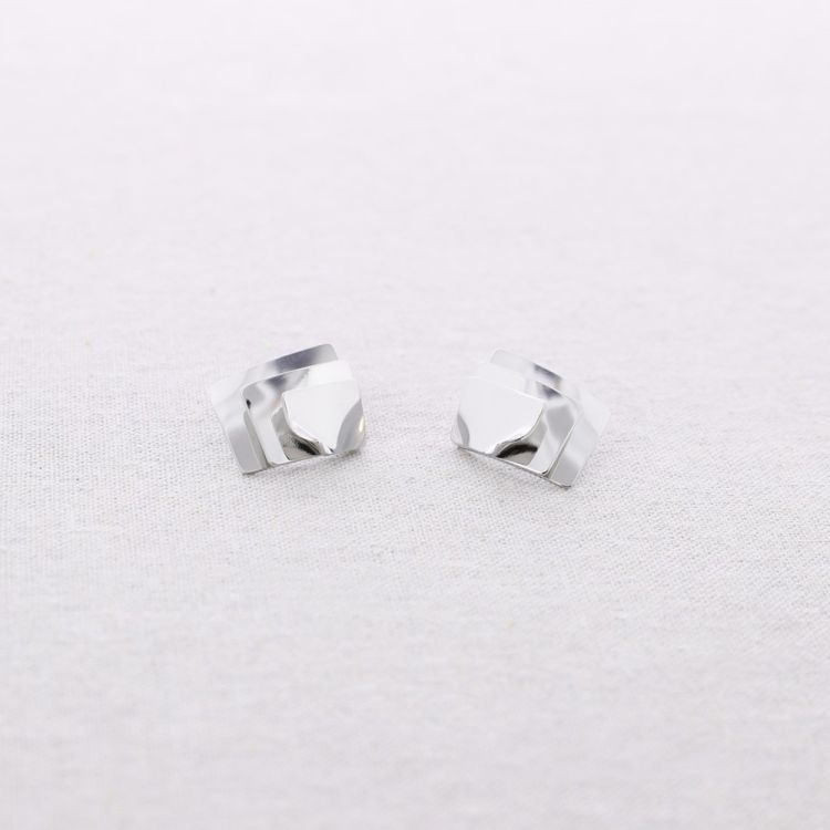PENDIENTES ACERO FORMA 2