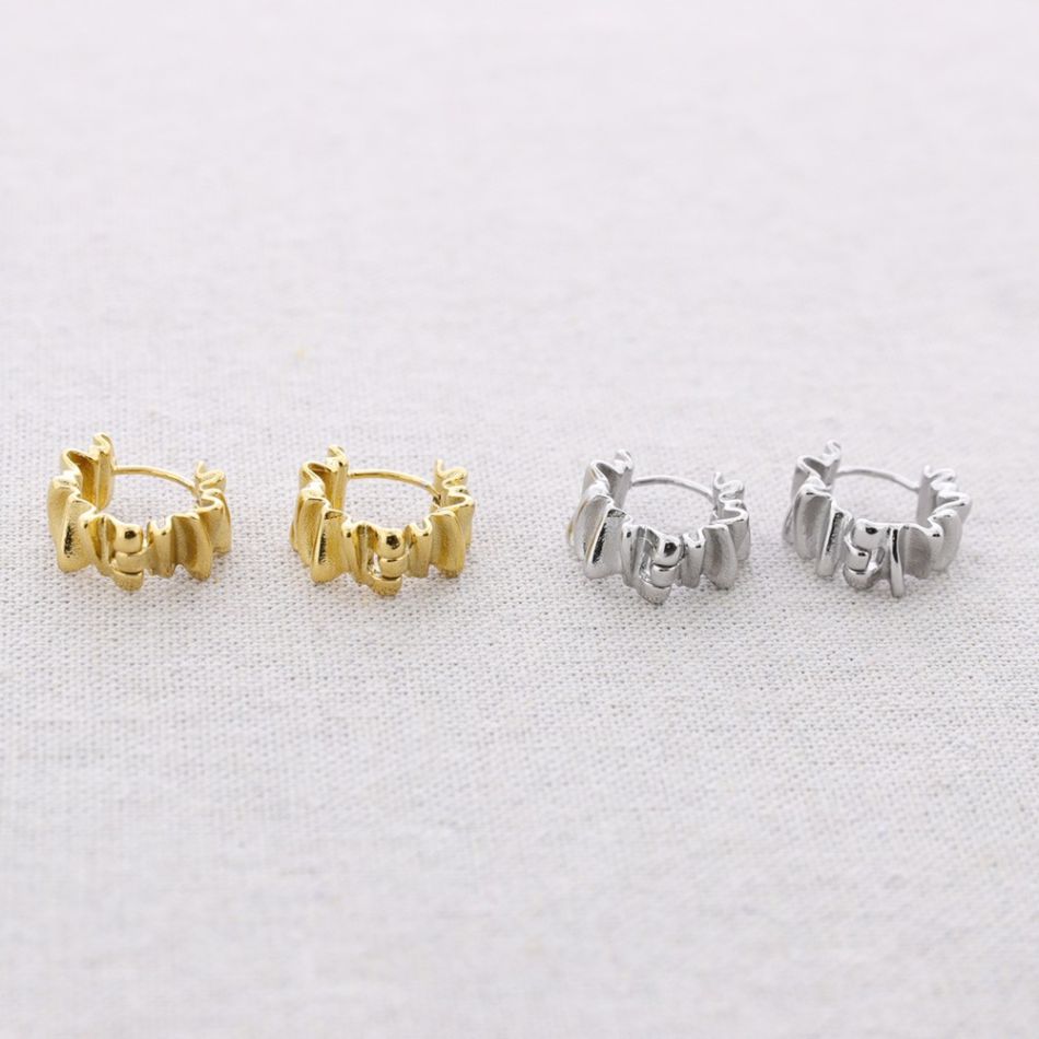 PENDIENTES ACERO ARO RAYAS