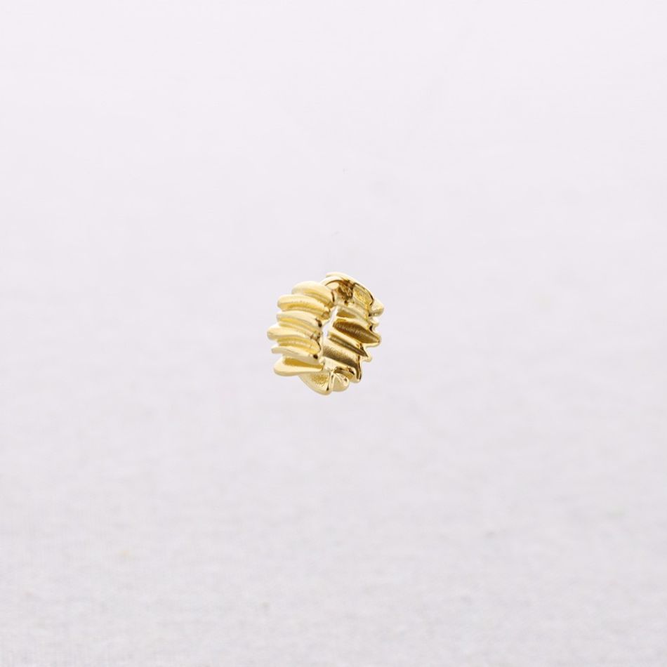 PENDIENTES ACERO ARO RAYAS