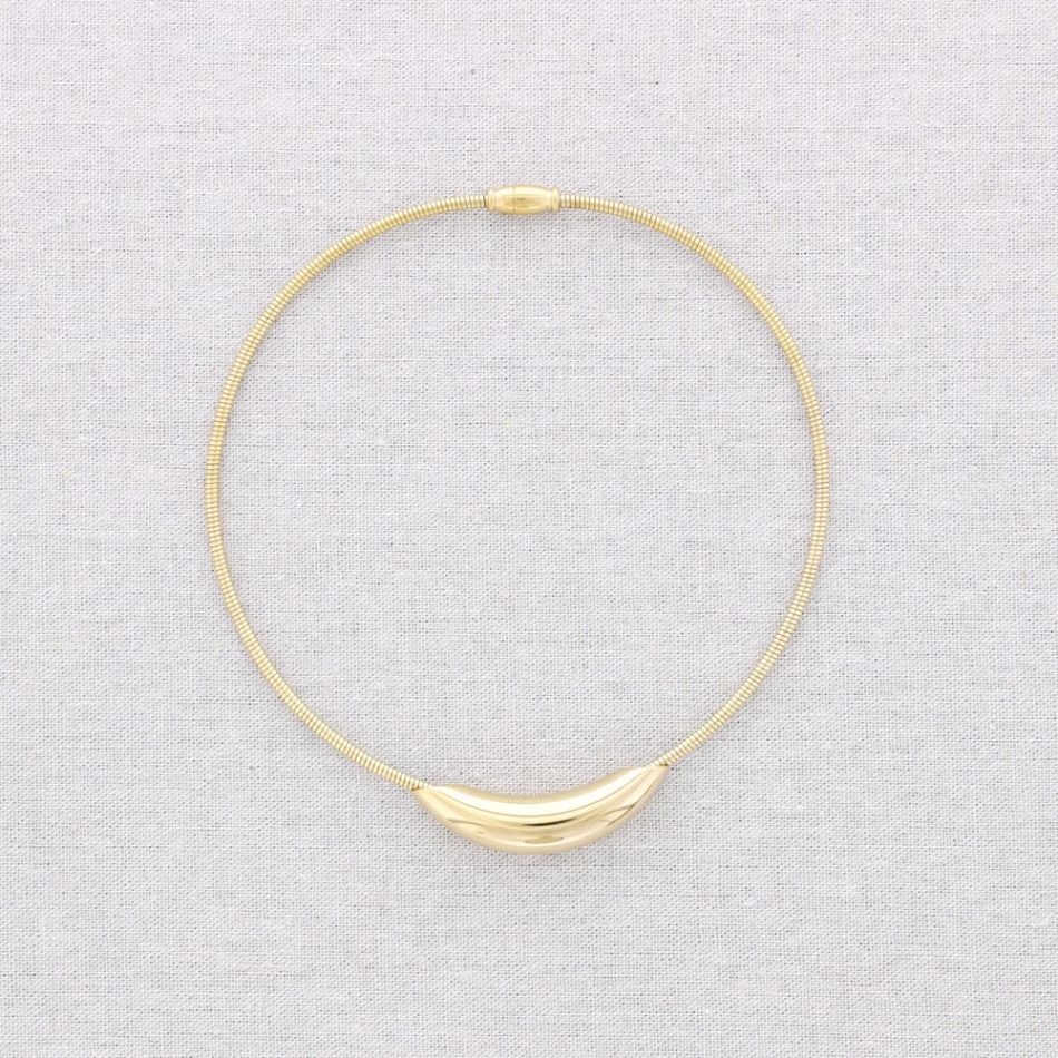 STEEL CHOKER CHAIN PENDANT