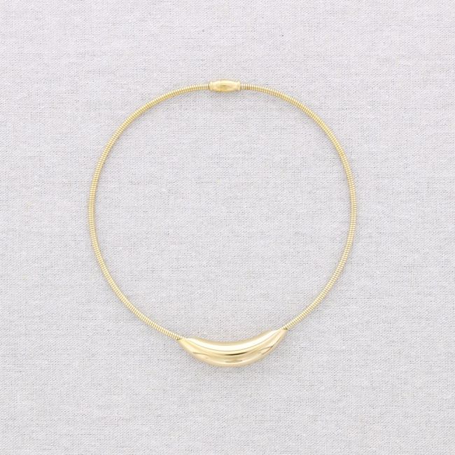 STEEL CHOKER CHAIN PENDANT