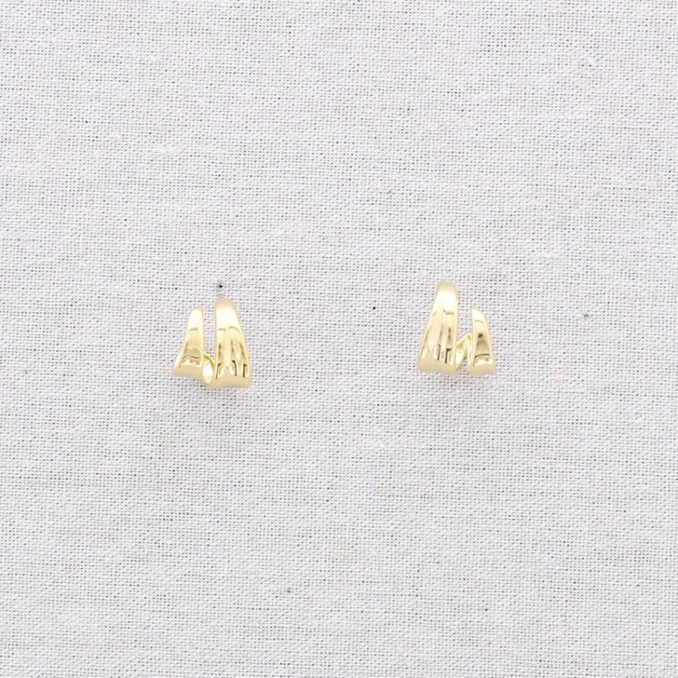 PENDIENTES ACERO DOBLE ARO