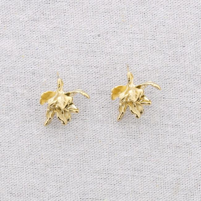 STEEL FLOWER EARRINGS
