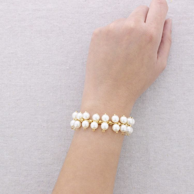 PULSERA ACERO ACABADO PERLA 5MM 2
