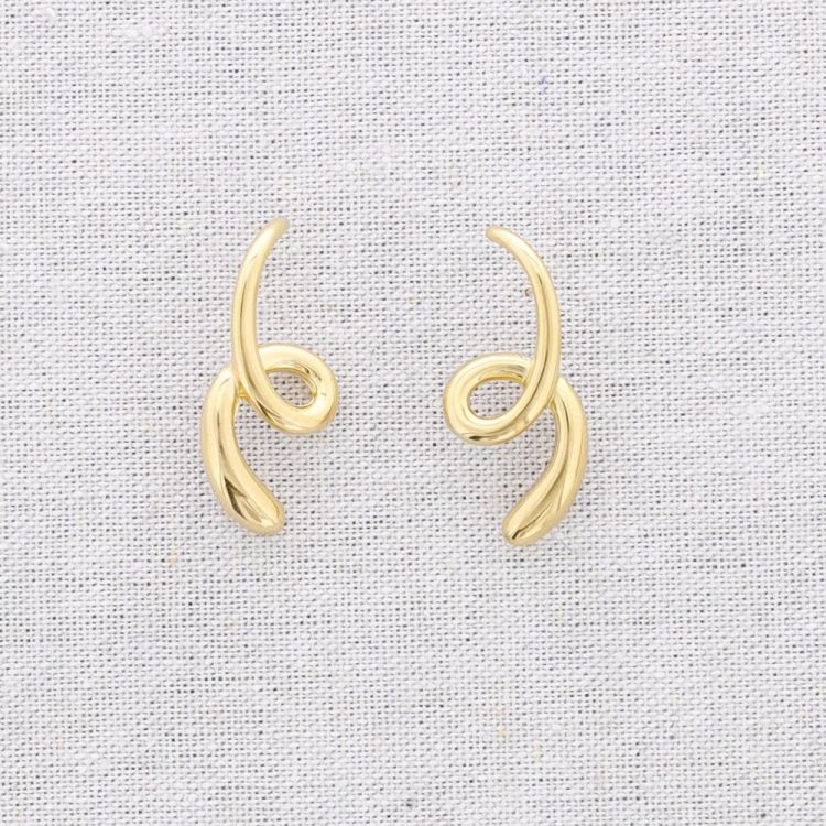 PENDIENTES ACERO ESPIRAL 2