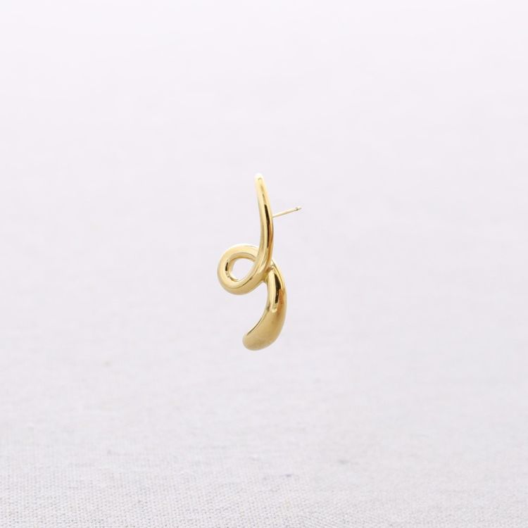 PENDIENTES ACERO ESPIRAL