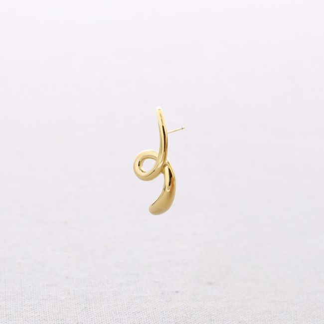 PENDIENTES ACERO ESPIRAL