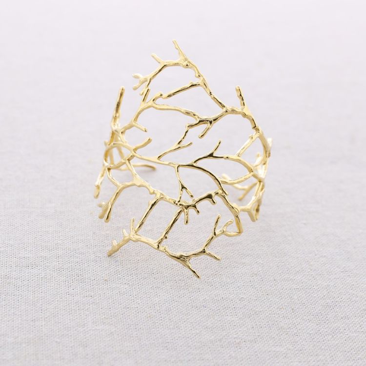 PULSERA ACERO AJUSTABLE CORAL 2