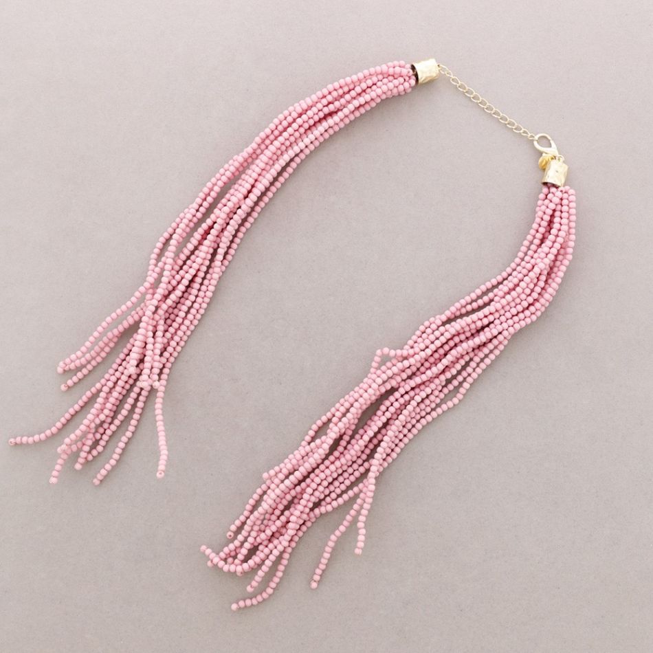 FLEXIBLE CHOKER WITH RESIN BEADS
