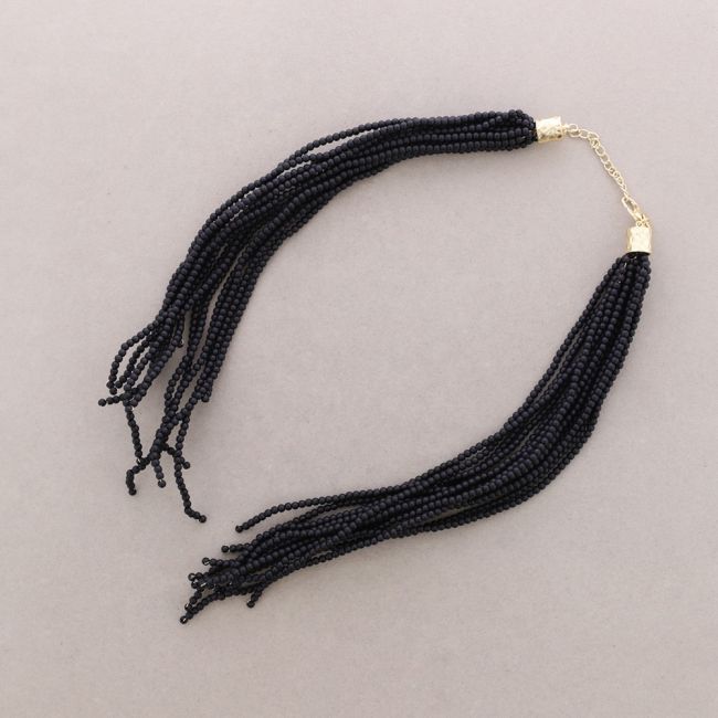 GARGANTILLA FLEXIBLE CUENTAS RESINA