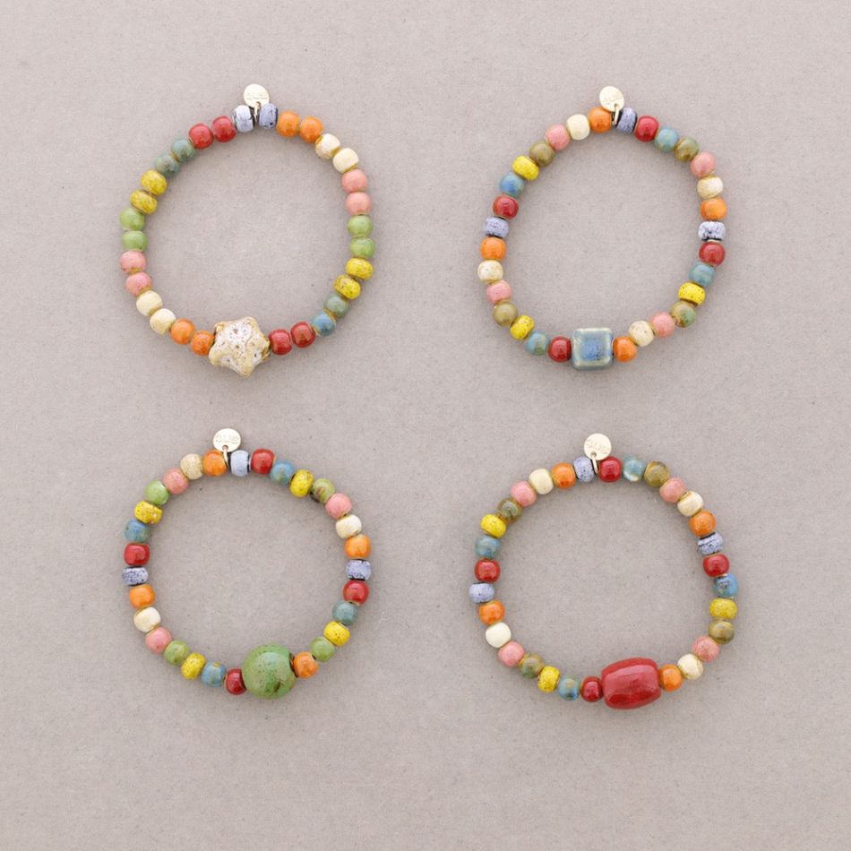 CERAMIC BALL BRACELET