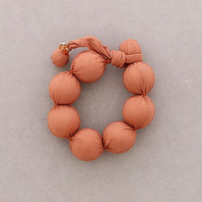 PULSERA BOLAS REVESTIDAS
