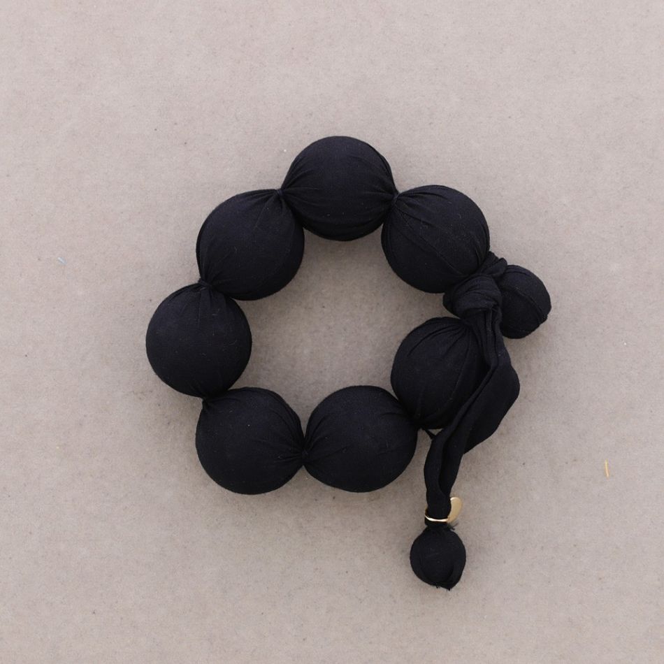 PULSERA BOLAS REVESTIDAS