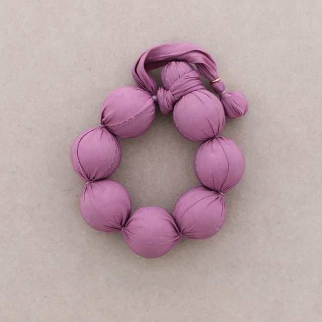 PULSERA BOLAS REVESTIDAS