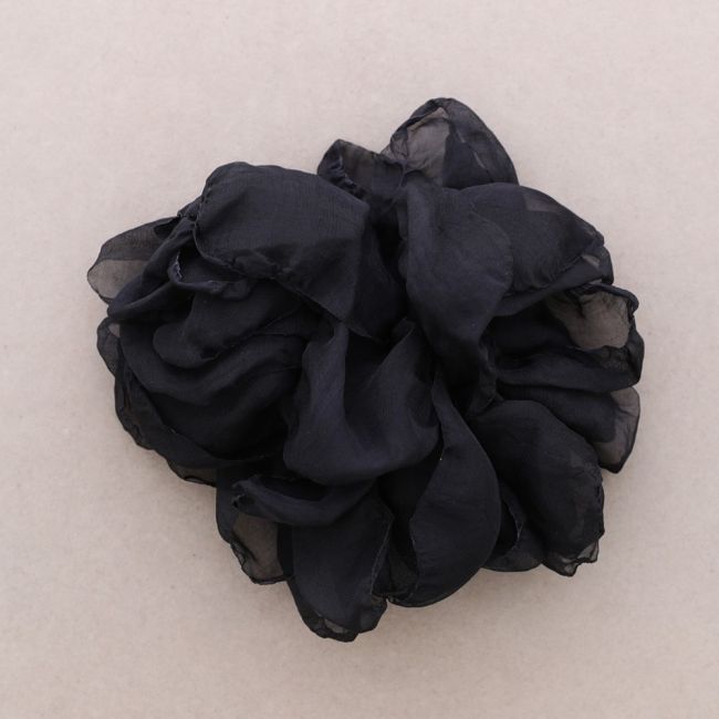 BROCHE FLOR TELA 19CM