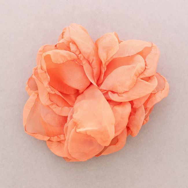 BROCHE FLOR TELA 19CM