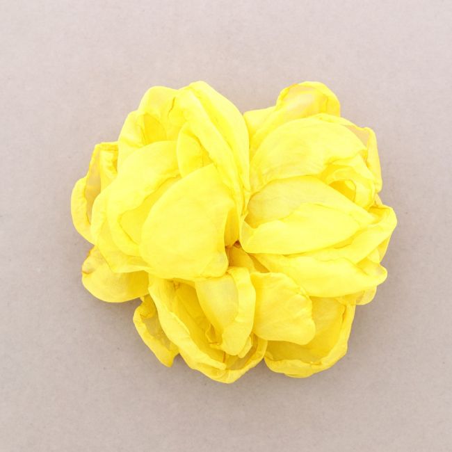 BROCHE FLOR TELA 19CM