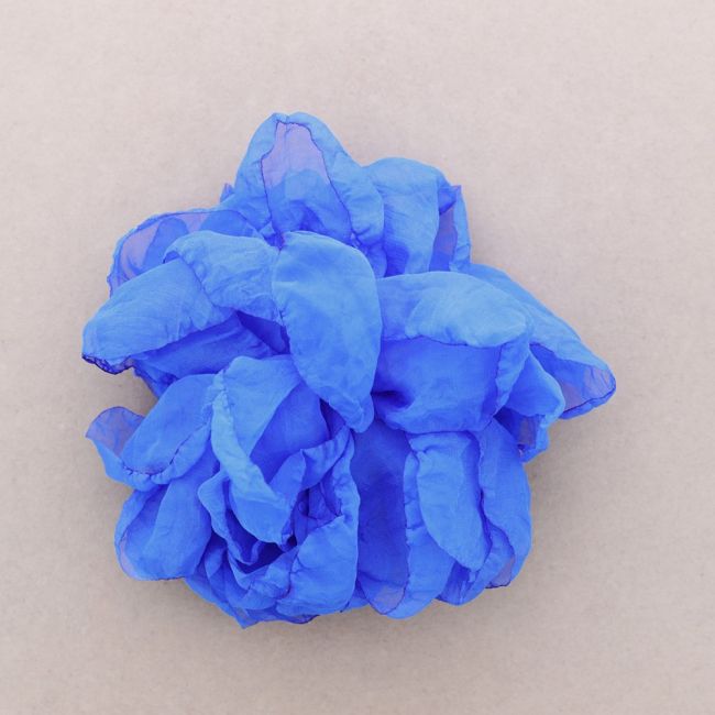 FABRIC FLOWER BROOCH 19CM