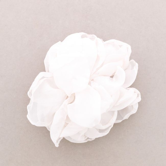 BROCHE FLOR TELA 19CM