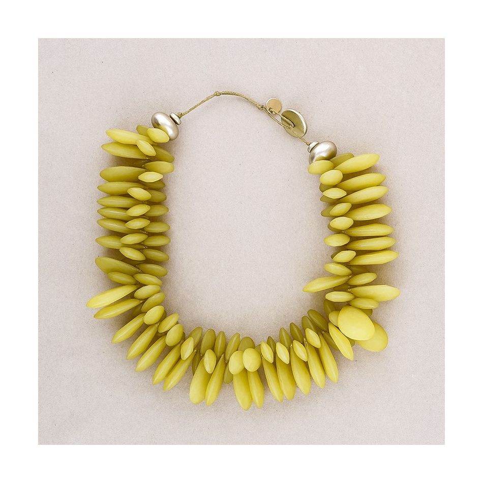 GARGANTILLA CUENTAS RESINA