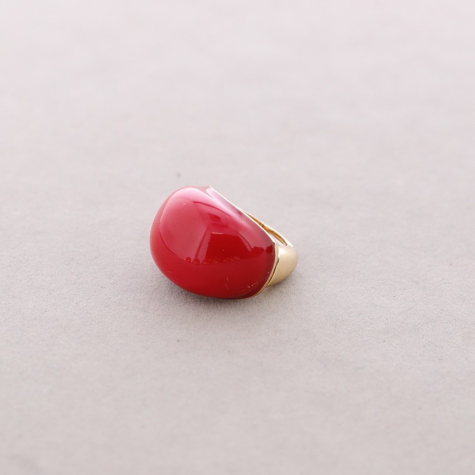 METAL ENAMEL RING