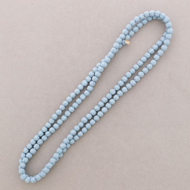 LONG COATED BALL NECKLACE 8MM*1.5M