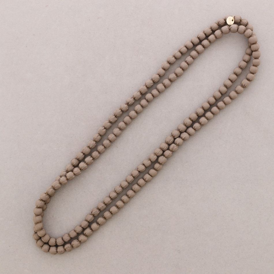 LONG COATED BALL NECKLACE 8MM*1.5M