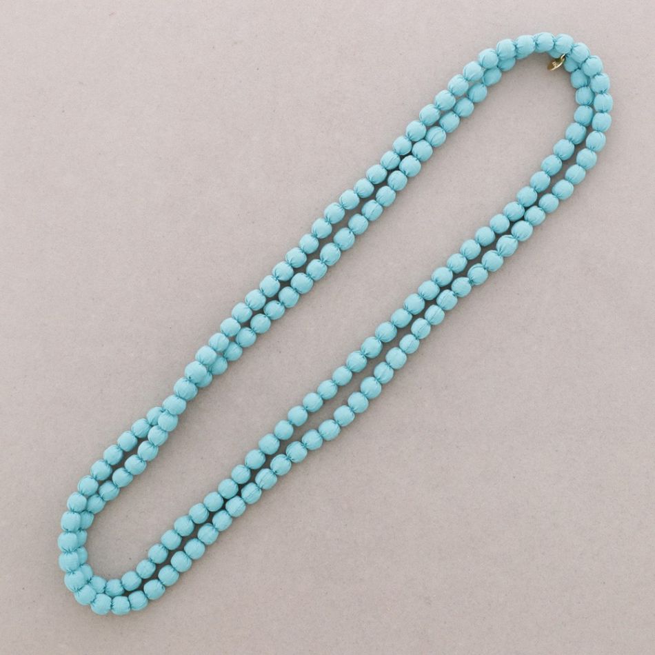 COLLAR LARGO BOLAS REVESTIDAS 8MM*1,5M