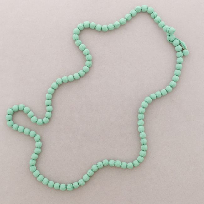 LONG NECKLACE WITH COATED BALLS 1.1M