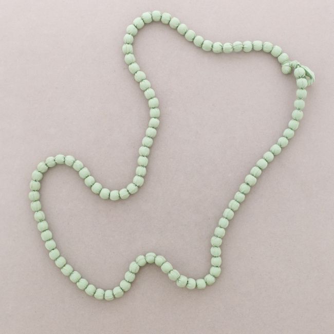 COLLAR LARGO BOLAS REVESTIDAS 1,1M