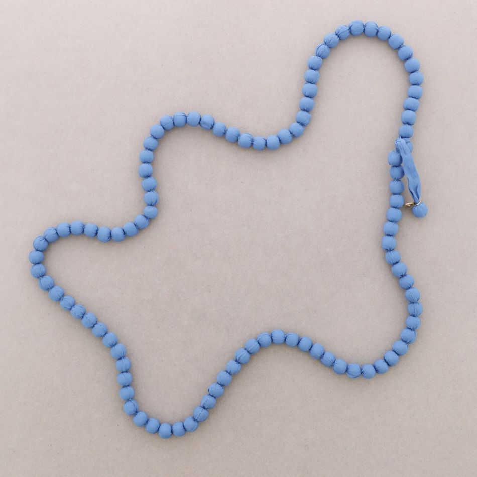 LONG NECKLACE WITH COATED BALLS 1.1M