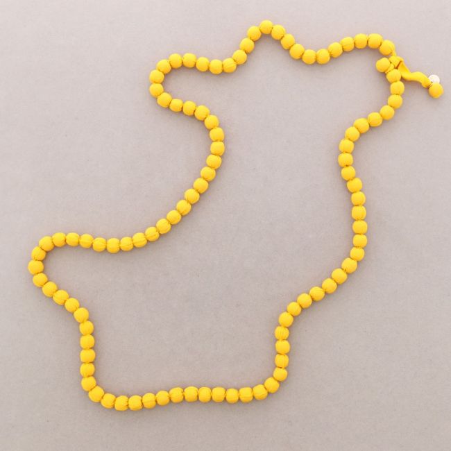 COLLAR LARGO BOLAS REVESTIDAS 1,1M