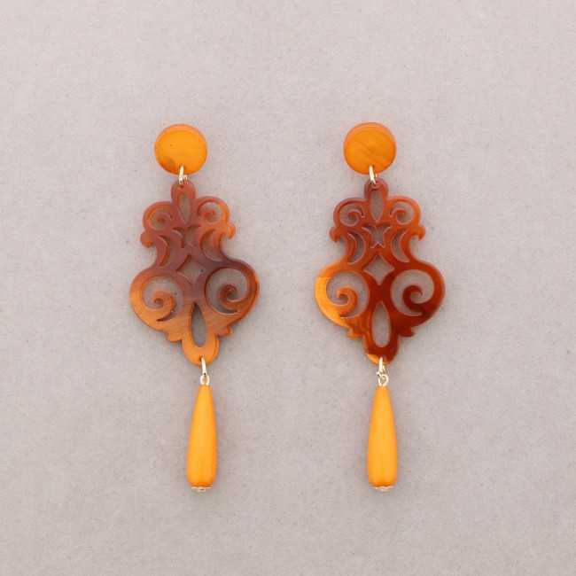 PENDIENTES RESINA FILIGRANA