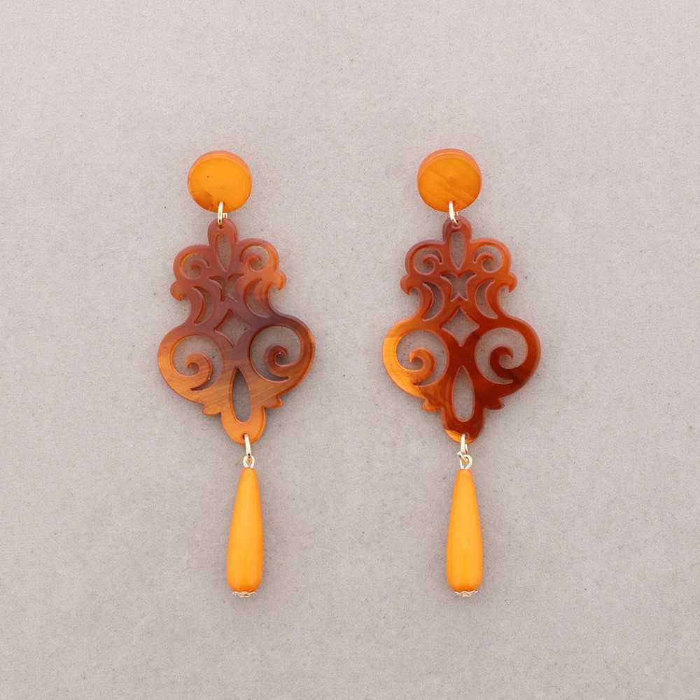 PENDIENTES RESINA FILIGRANA