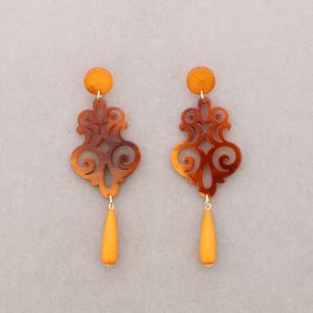 PENDIENTES RESINA FILIGRANA