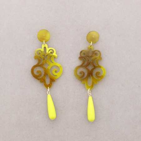 PENDIENTES RESINA FILIGRANA