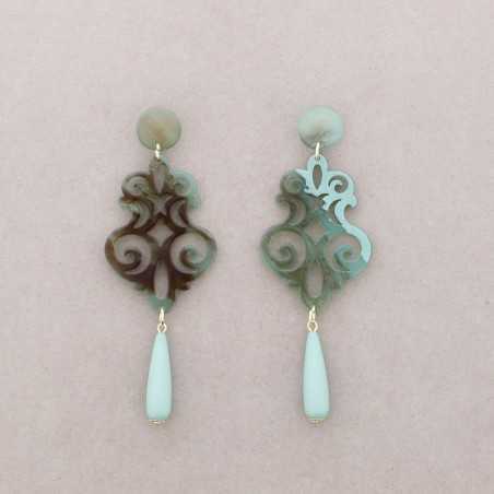PENDIENTES RESINA FILIGRANA