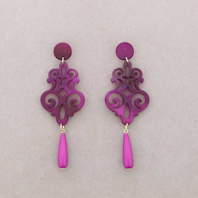 PENDIENTES RESINA FILIGRANA