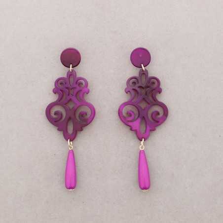 PENDIENTES RESINA FILIGRANA