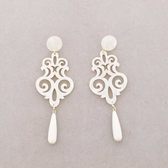 PENDIENTES RESINA FILIGRANA