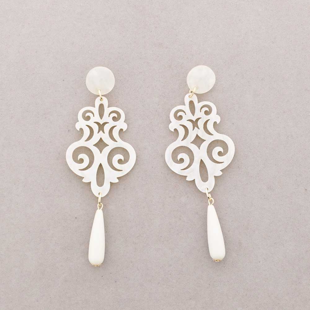 PENDIENTES RESINA FILIGRANA