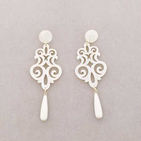 PENDIENTES RESINA FILIGRANA