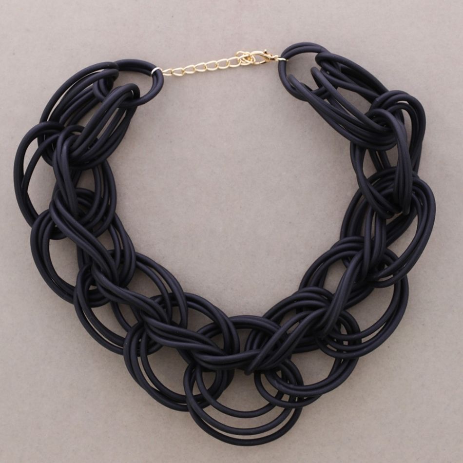RUBBER LINK NECKLACE