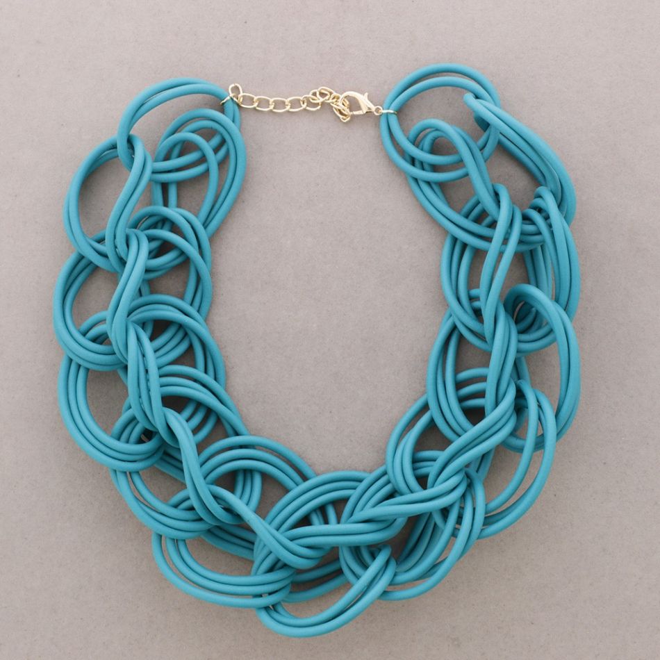 RUBBER LINK NECKLACE