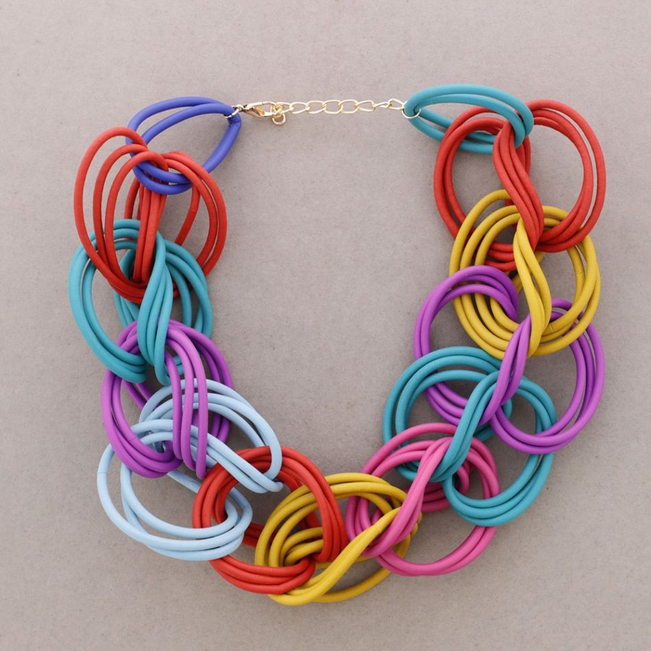 RUBBER LINK NECKLACE