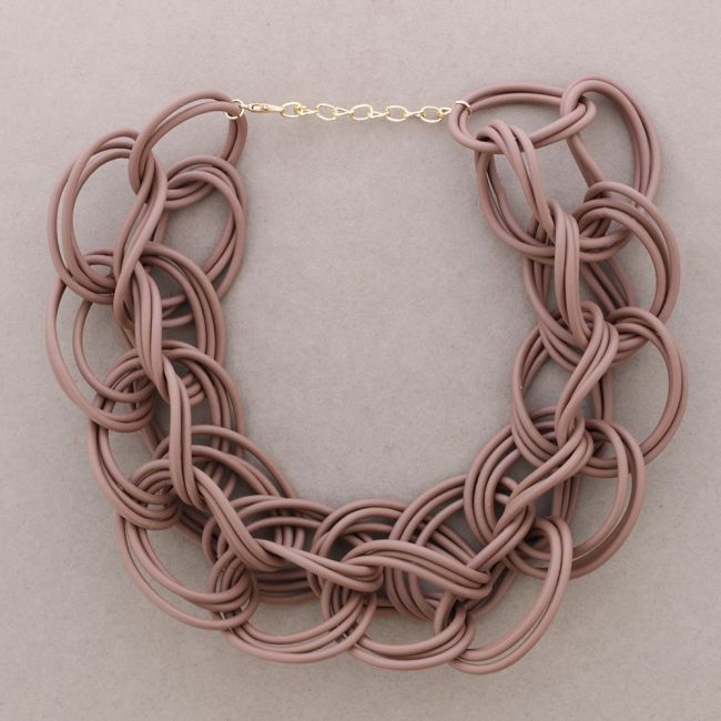 RUBBER LINK NECKLACE