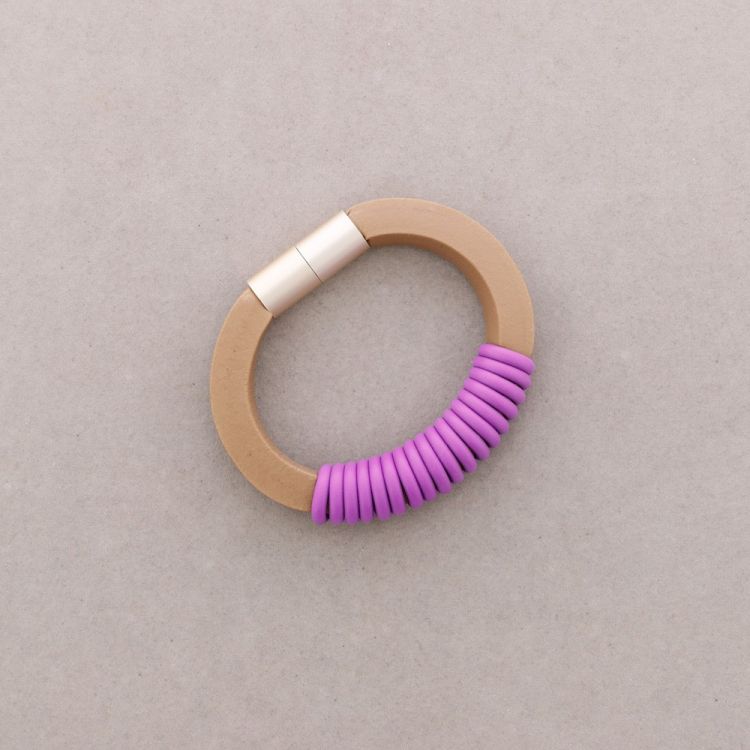 PULSERA IMÁN GOMA ESPIRAL 2