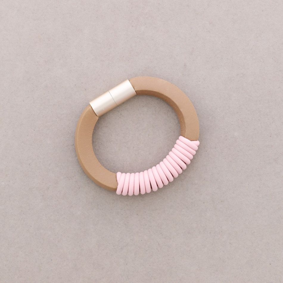 SPIRAL RUBBER MAGNET BRACELET